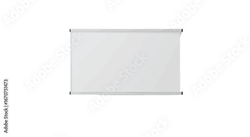 Whiteboard presentation education office meeting classroom dry erase marker board teaching learning space on transparent background