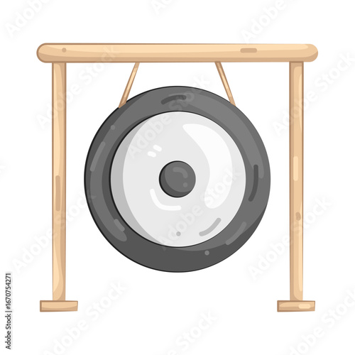 Illustration of gong