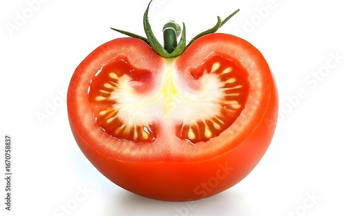 Wallpaper Mural Juicy Red Tomato Halved Closeup Photography Torontodigital.ca