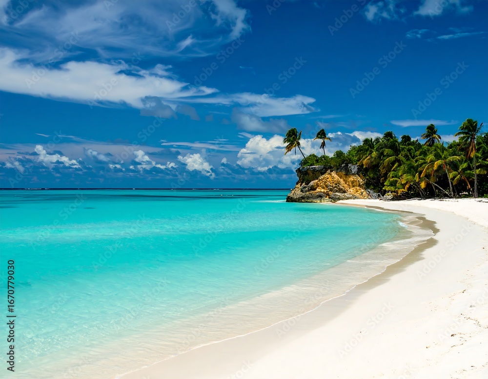 Fototapeta premium Tropical beach paradise (6)