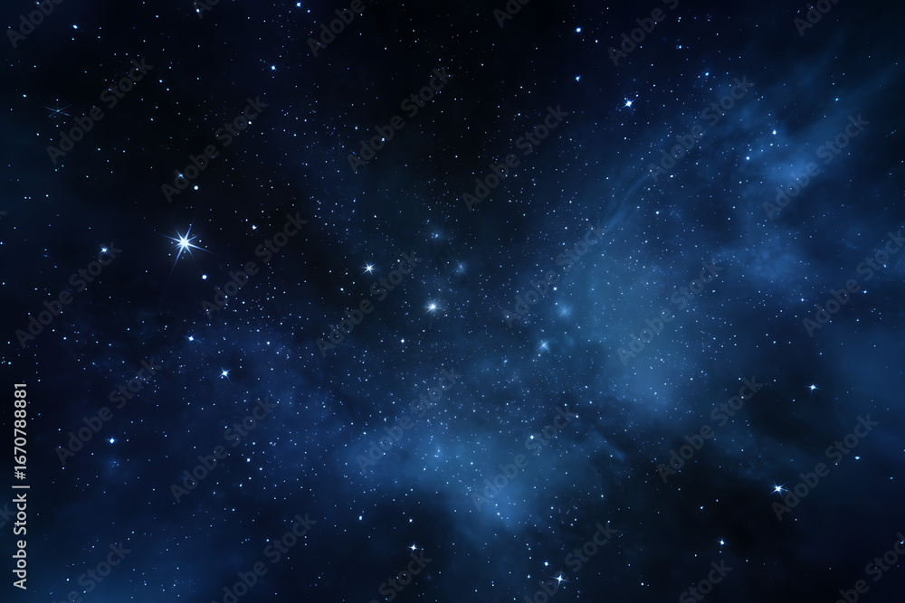 Naklejka premium starry night sky