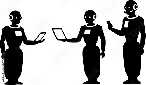 Auto reply system with intelligent robots provide information and help customers with problems
