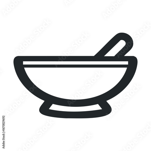 Mortar and pestle for culinary and medicinal uses in cooking