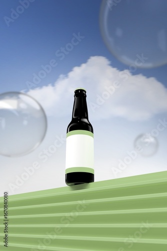 Wallpaper Mural Green product mockup Torontodigital.ca