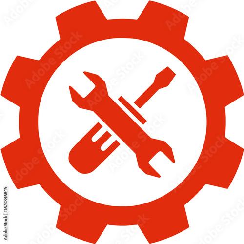 Engineering Tools Inside Gear Symbol