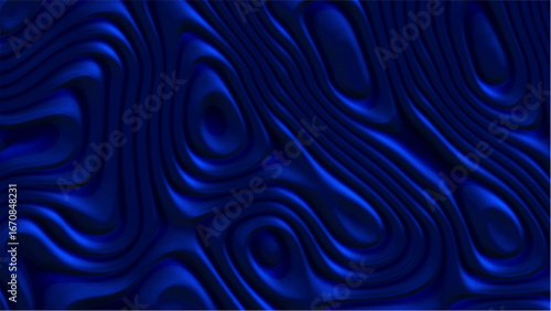 Abstract Blue Wave Digital Background Texture