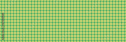Vibrant green and yellow houndstooth pattern.  Perfect for textile design, fashion, website backgrounds, or any project needing a stylish, repeatable texture.