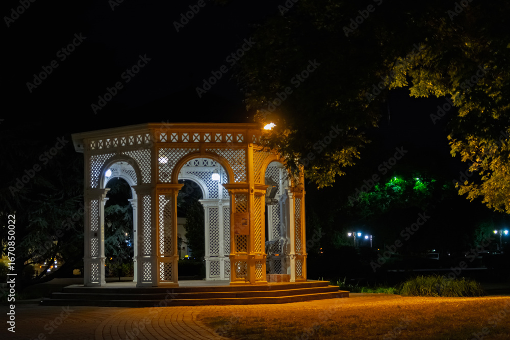 Obraz premium Siofok park at night