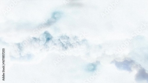 4K Cloud Tunnel Animation with Film Grain Effect