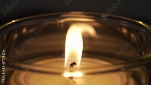 Wallpaper Mural Candle flame close up with warm light Torontodigital.ca