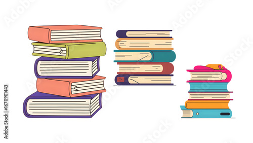 stack of books