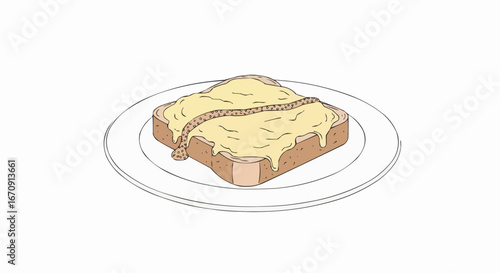 Welsh rarebit day rarebit galês vector 3 of september vector delicious cheese toast recipe easy snack grilled cheese sandwich quick breakfast idea comfort food cheesy bread