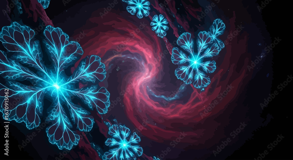 Obraz premium Conceptual Abstract Flow