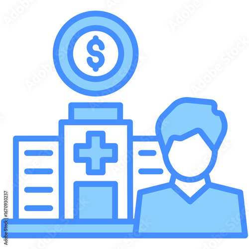 Obraz na plátně Hospital Icon