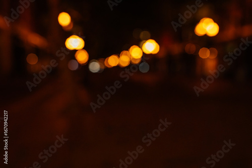 Fototapeta Naklejka Na Ścianę i Meble -  lights in city at night