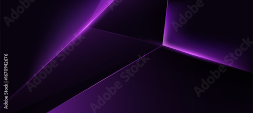 Modern Purple Abstract background with diagonal lines and polygon elegant background and banner business product present