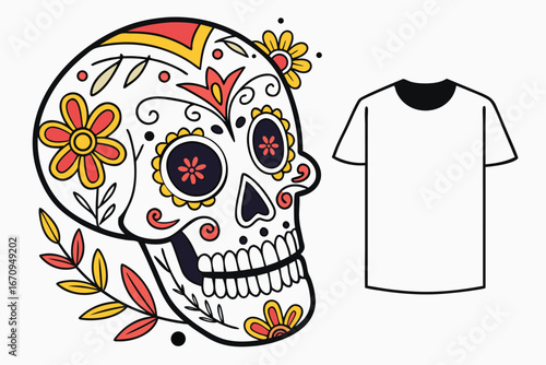 Boo Time Halloween Ghost, Witch with Pumpkin, T-Shirt Design.