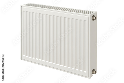 Wallpaper Mural White heating radiator providing warmth on transparent background Torontodigital.ca