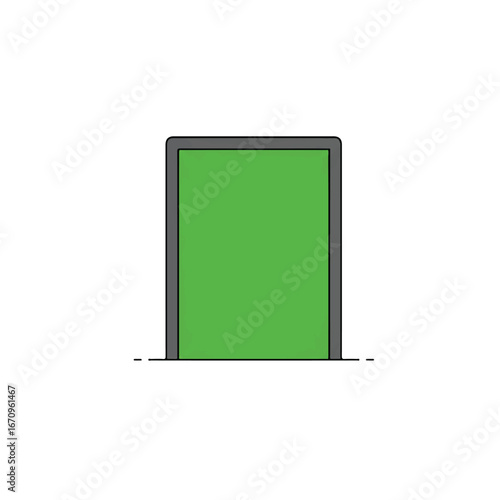 A smiling businessman in a suit introduces a community of people, symbolizing teamwork and networking in a flat vector illustration.