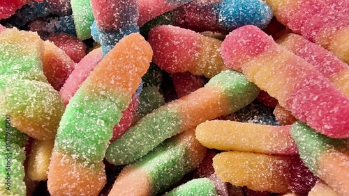 These vibrant and colorful sugarcoated candy treats are perfect for any festive celebration