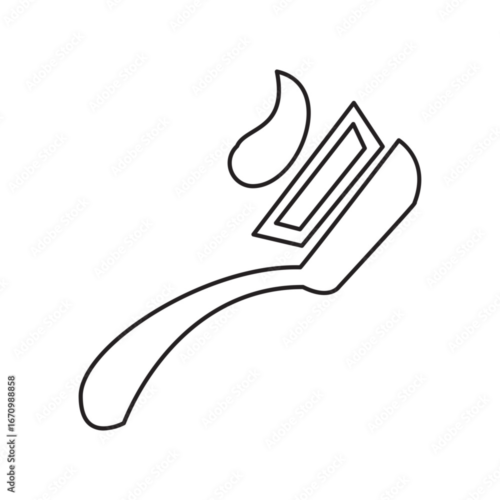 Fototapeta premium Toothbrush Icon Illustration