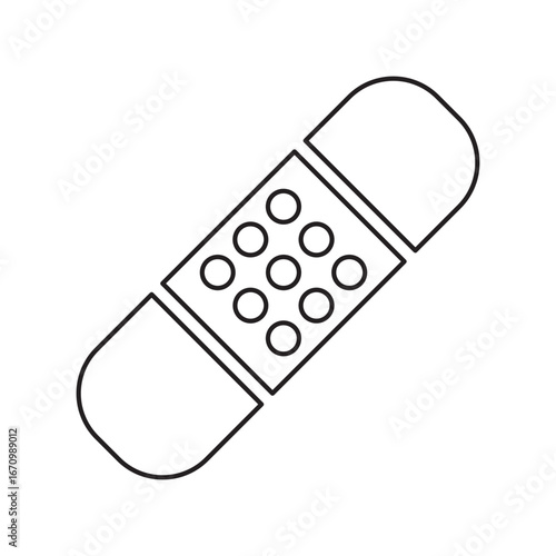 Simple Band-Aid Icon