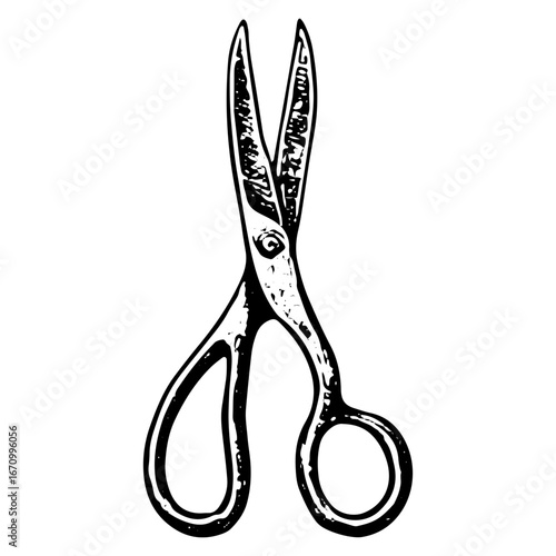 Vintage Sewing Scissors for Tailoring and Craft Projects