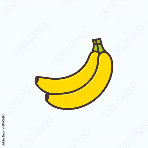 Two bananas illustration
