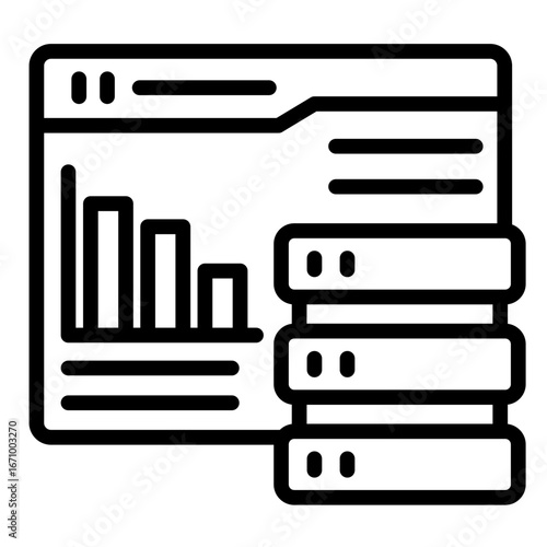 Statistic  Icon Element For Design
