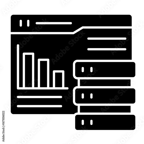 Statistic  Icon Element For Design