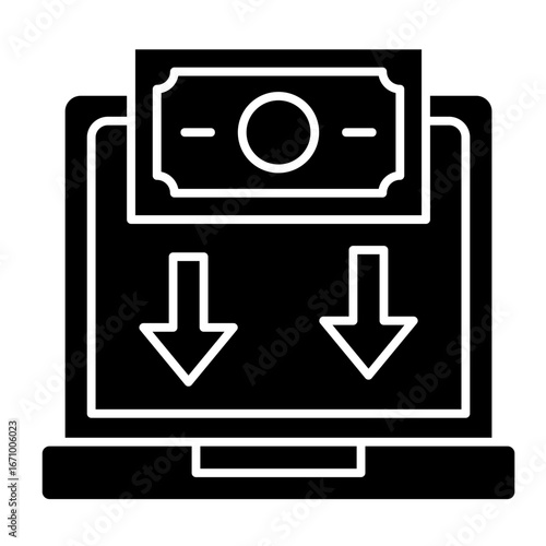 Cash Flow  Icon Element For Design