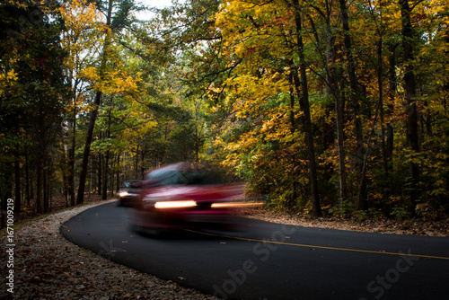 car on the road