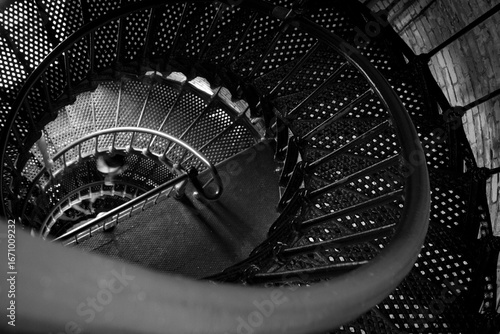 old spiral staircase