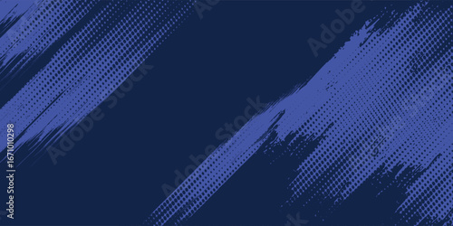 blue color pattern gradient grunge texture background. Dots pop art comics sport style vector illustration Abstract background dark blue with modern corporate modern