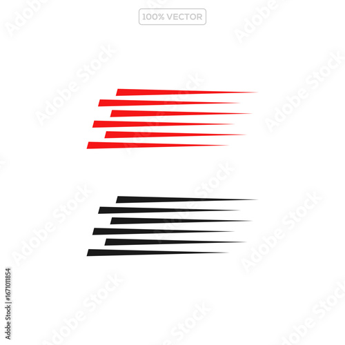 Modern Speed Velocity Logo Design Vector Template transparent background