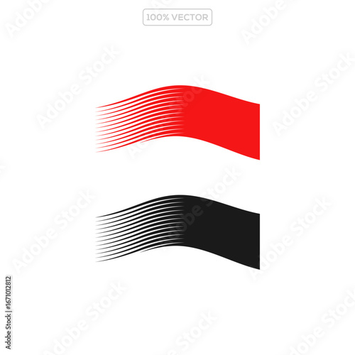 Abstract Rapid Velocity Logo Design Illustration transparent background