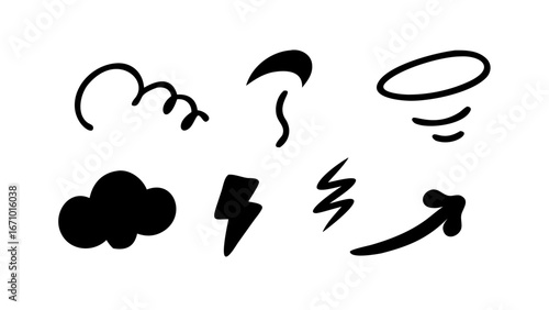 Comic Speech Bubbles and Exclamation Marks thought bubble dialogue