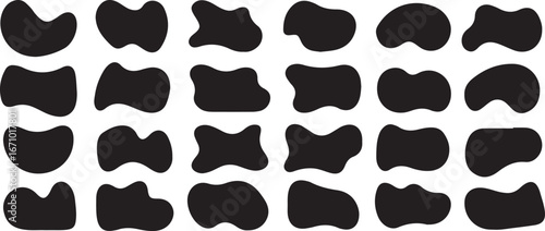 amoeba shapes, abstract shapes, organic shapes, blob shapes, irregular shapes, fluid shapes, amorphous shapes, liquid shapes, ink blots, paint splatters, design elements, graphic design, modern design