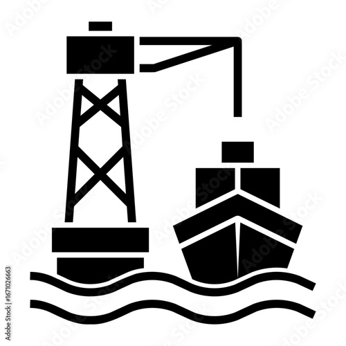 port Solid icon
