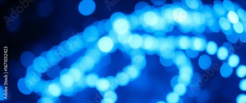 Abstract blue bokeh lights forming a poker chip pattern, casino theme,  dreamy,  luxury