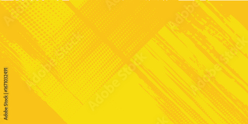 Yellow side hatch with halftone effect. Vintage pop art retro vector illustration Pop Art Style Background. pop up sport