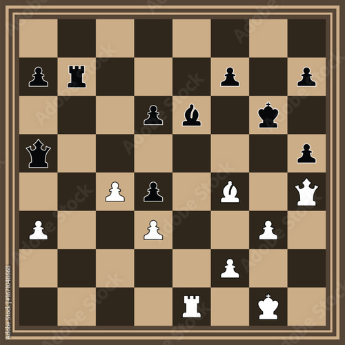 Chess is a brain teaser game that trains intelligence