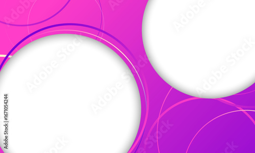 pink purple multi circles shapes overlap papercut funny pattern style abstract background