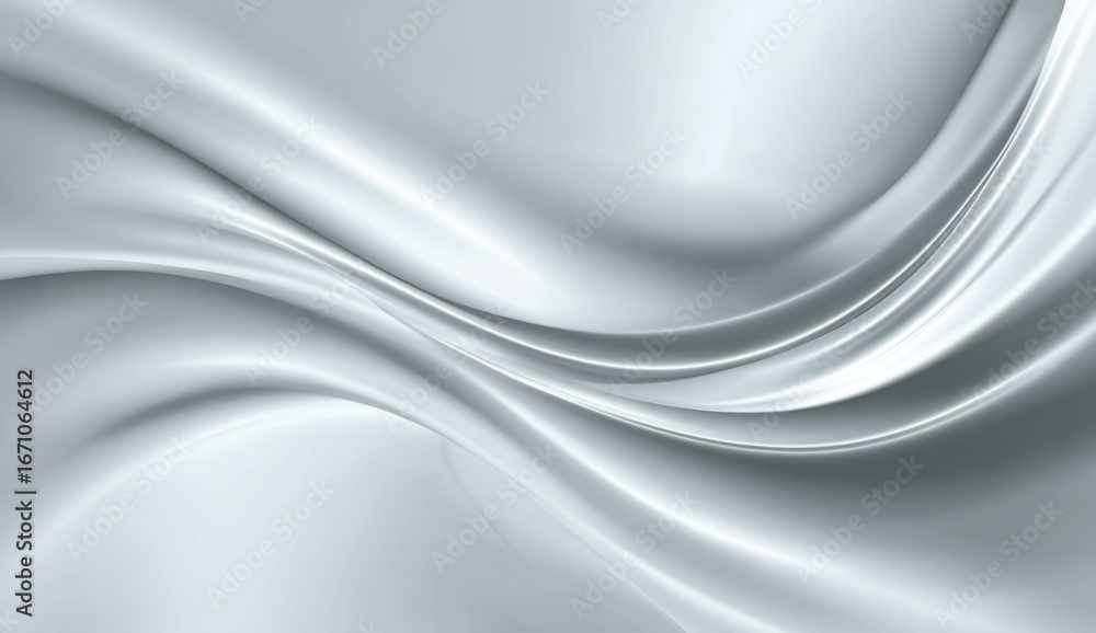Obraz premium Elegant smooth satin fabric with flowing curves and subtle sheen for design projects