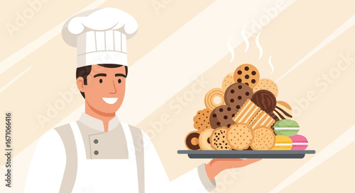 Baker Presents Array Of Scrumptious Baked Goods With Freshly Made Deliciousness