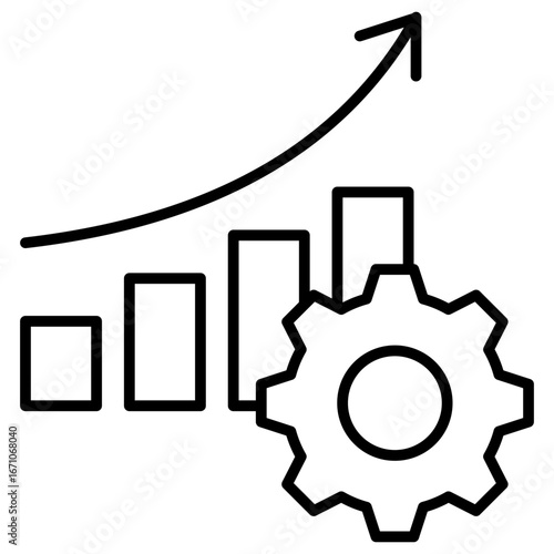 Performance Metrics Outline Icon
