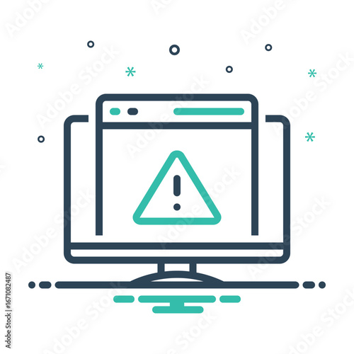 Mix icon for critical error