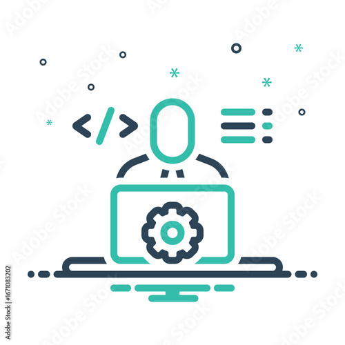 Mix icon for software engineer