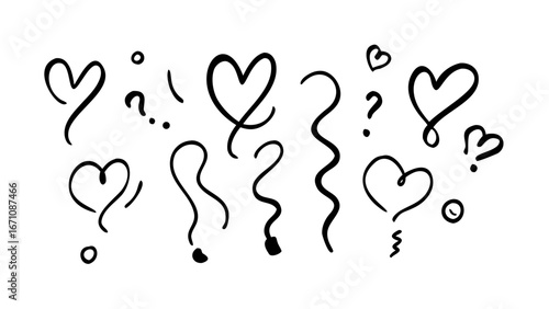 Collection of Heart Shapes hearts love