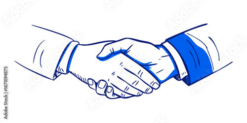 Handshake agreement business deal partnership